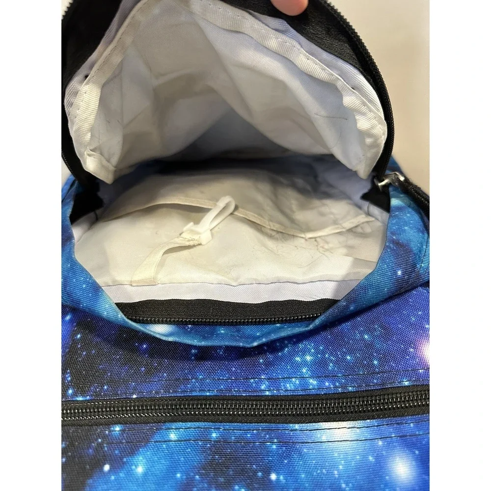 JanSport Big Student Backpack Galaxy Stars‎ Night Sky Laptop Padded Compartment